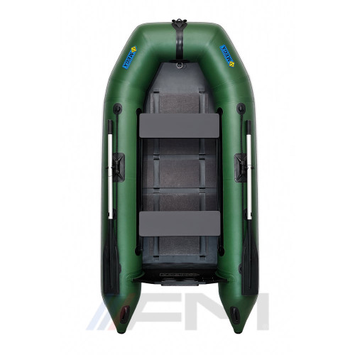OMEGA - Надуваема моторна лодка с твърдо дъно 260 M Standard зелена